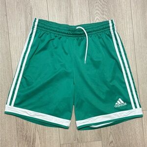 Retro Adidas Men's Green Athletic Shorts Atheleisure Blockcore